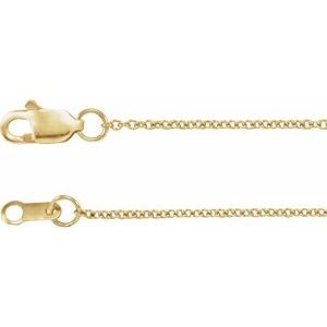 14k Yellow 1 Mm Cable 16 Chain 286$